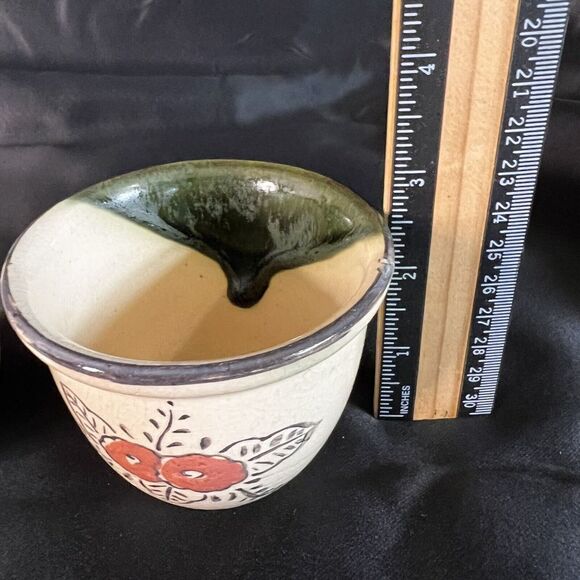 Vintage BAKERITE BAKE RITE OVEN WARE Japan Flower Stoneware Stone Ramekins 2 - Picture 11 of 12